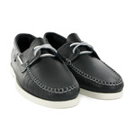 Tyler Leather Boat Shoes // Navy (Euro: 45)