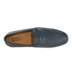 Demetrius Leather Yatch Model // Navy (Euro: 43)