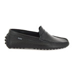 Derick Leather Slip-On // Black (Euro: 42)