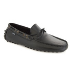 Derrick Leather Slip-On // Black (Euro: 41)