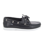 Max Leather Boat Shoes // Navy (Euro: 40)