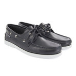 Max Leather Boat Shoes // Navy (Euro: 43)