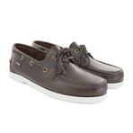 Maximo Leather Boat Shoes // Brown (Euro: 40)