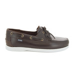 Maximo Leather Boat Shoes // Brown (Euro: 40)