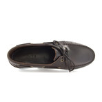 Maximo Leather Boat Shoes // Brown (Euro: 40)