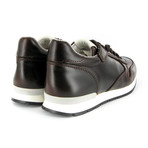 Silas Leather Runner Shoes // Brown (Euro: 40)