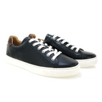 Sylvester Leather Tennis Shoes // Navy (Euro: 40)