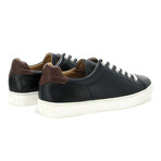 Sylvester Leather Tennis Shoes // Navy (Euro: 40)