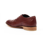 Brogue Detail Dress Shoe // Dark Brown (US: 8)