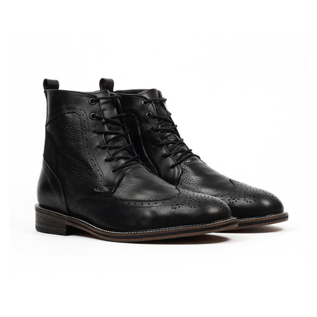 Jack's Andre // Men's Wingtip Boots // Black (US: 11)
