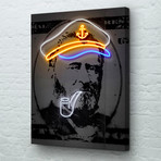 Neon Grant (18"W x 24"H x 1.5"D // Gallery Wrapped)