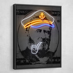 Neon Grant (18"W x 24"H x 1.5"D // Gallery Wrapped)