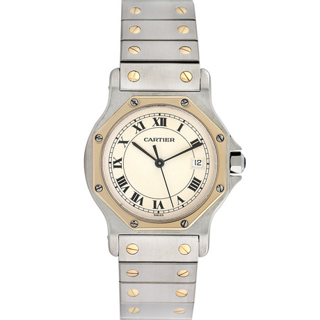 Cartier Santos Octagon Quartz // 187902 // Pre-Owned