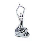 Finesse Décor // Lady in Chrome  // Resin Sculpture MINI