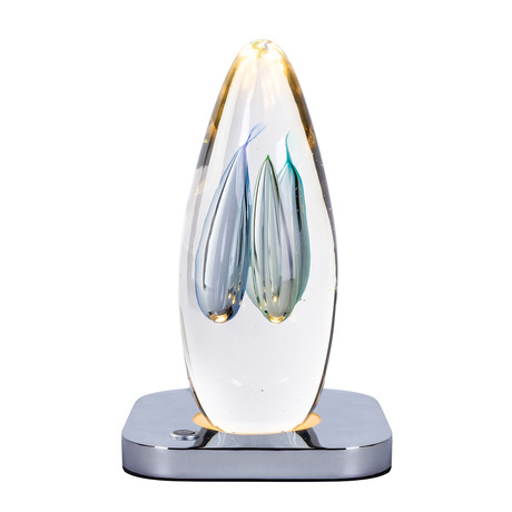 Innovative Glass LED Sculpture // Multi Color Cylinder