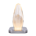 Innovative Glass LED Sculpture // Crystal Cylinder