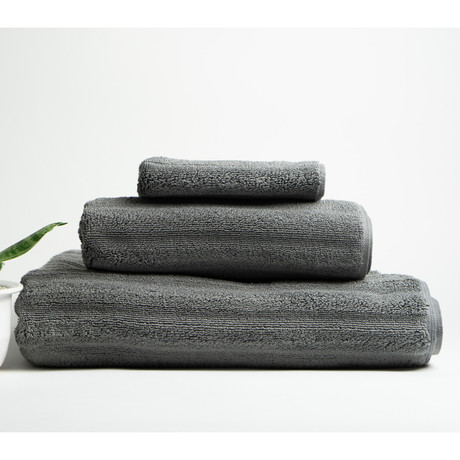 Nutrl Classic Bath Towel Set // Gray