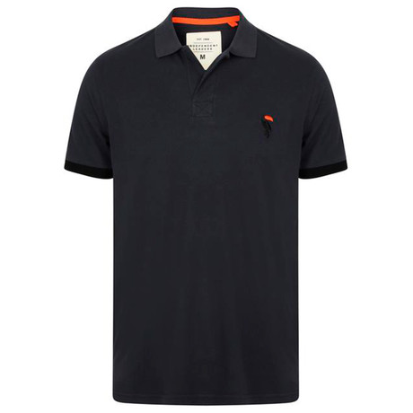 Agueda Short Sleeve Polo Shirt // Blue Nights (XS)