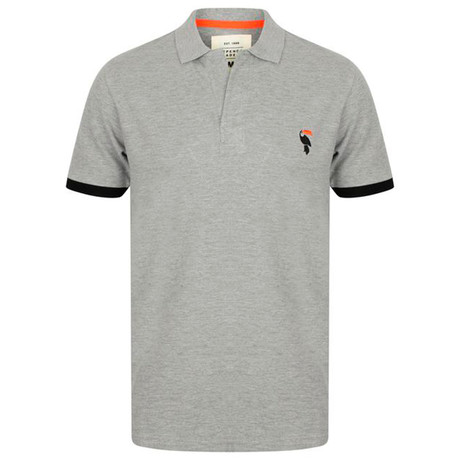 Agueda Short Sleeve Polo Shirt // Gray Marl (XS)