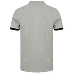 Agueda Short Sleeve Polo Shirt // Gray Marl (M)