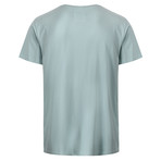 Benjamin V-Neck T-Shirt // Aquifer (L)
