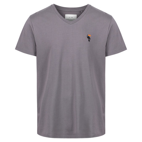 Benjamin V-Neck T-Shirt // Rabbit (XS)