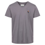 Benjamin V-Neck T-Shirt // Rabbit (XS)