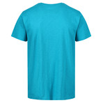 Drake Crew Neck T-Shirt // Enamel Blue (XS)