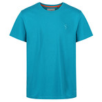 Edite Crew Neck T-Shirt // Enamle Blue (XS)