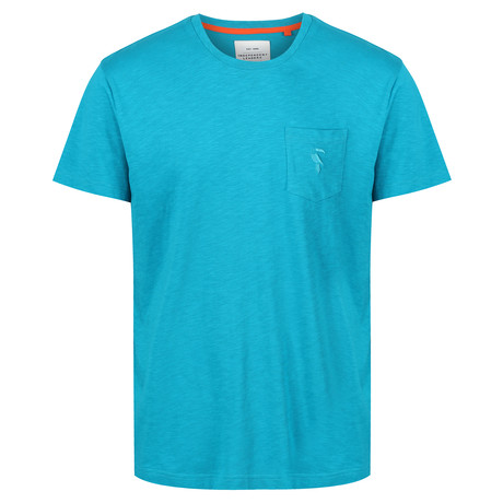 Drake Crew Neck T-Shirt // Enamel Blue (XS)