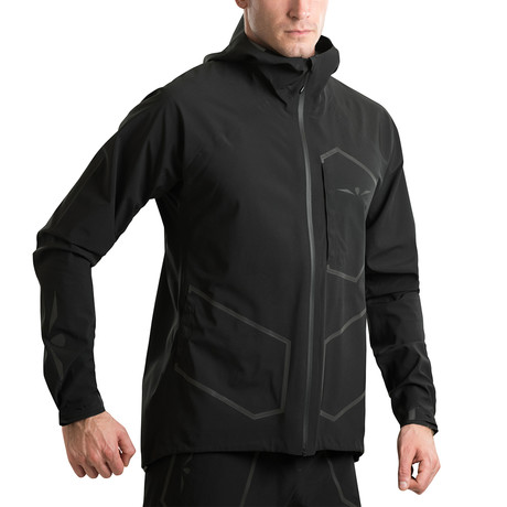 Dark Knight Rain Jacket // Black (S)