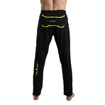 Ultra Running Pant // Black + Yellow (XL)