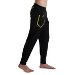 Ultra Running Pant // Black + Yellow (XL)