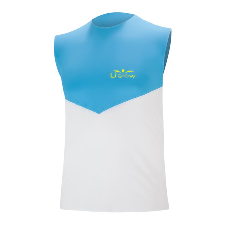 Race Speed Aero Tank // Sky Blue + White (S)