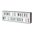 Vintage Cinema Lightbox + Color Letter-and-Symbol Pack