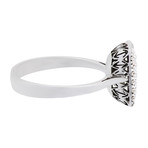 Vintage Preziosismi 18k White Gold Diamond Ring // Ring Size: 7.25