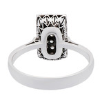 Vintage Preziosismi 18k White Gold Diamond Ring // Ring Size: 7.25