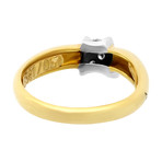 Vintage Max Taurino 18k Two-Tone Gold Diamond Ring // Ring Size: 7