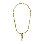 Vintage Wellendorff 14k Yellow Gold Diamond Necklace // Chain: 15"