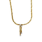 Vintage Wellendorff 14k Yellow Gold Diamond Necklace // Chain: 15"