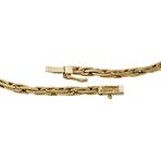 Vintage Wellendorff 14k Yellow Gold Diamond Necklace // Chain: 15"