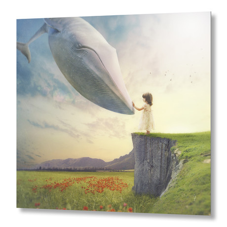 Childhood Dream // Aluminum (16"W 16"H x 0.1"D)