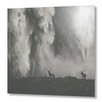 Ghosts // Aluminum (16"W 16"H x 0.1"D)