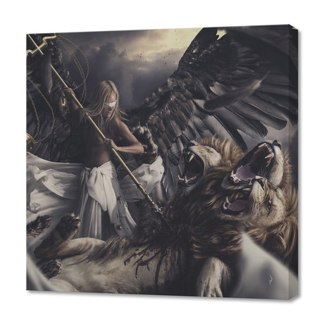 Judgement // Canvas (16"W x 16"H x 1.5"D)