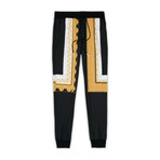 Marble + Gold Track Pants // Multi (S)