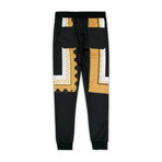Marble + Gold Track Pants // Multi (XL)
