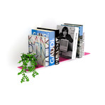 Air Minus Floating Books Wall Display (White + Blue)