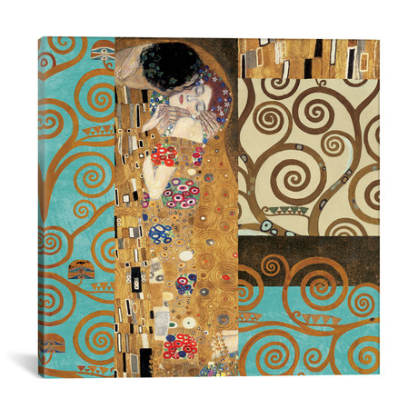 Klimt 150 Anniversary IV by Gustav Klimt (18"W x 18"H x 0.75"D)