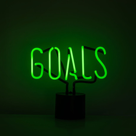 Goals Neon Light