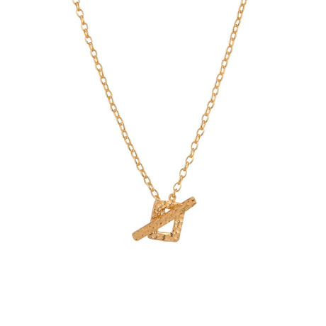 Think Positive Chain // Gold Plated Silver